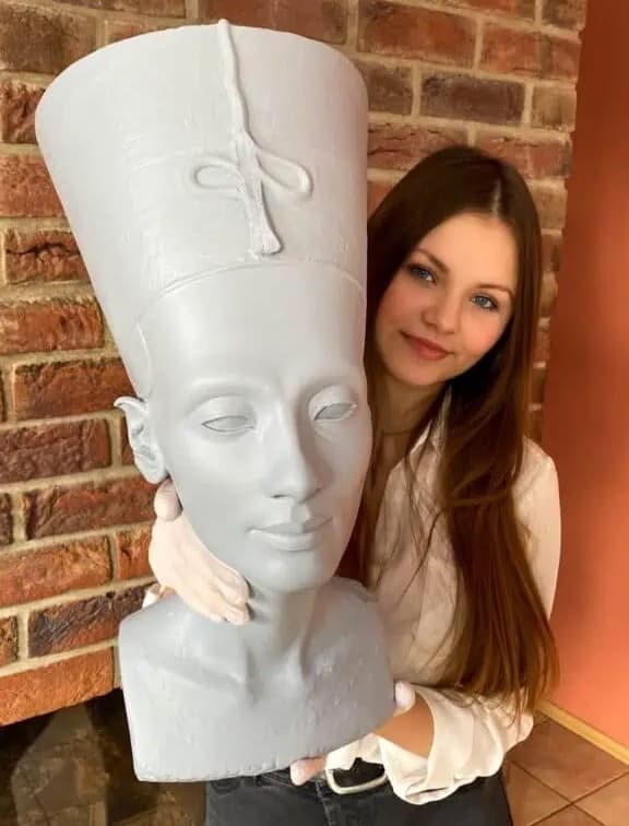 3D tisk Nefertiti